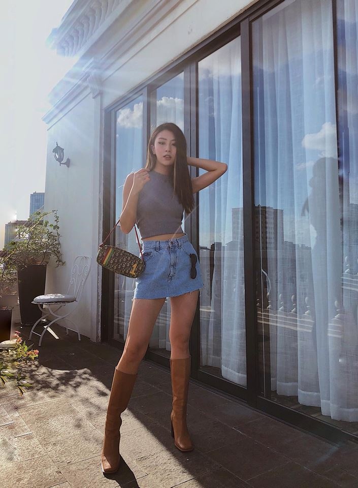 Thanh Hằng,  Hà Tăng chọn chung áo khoác denim ảnh 8 Thanh Hang,  Ha Tang chon chung ao khoac denim anh 8
