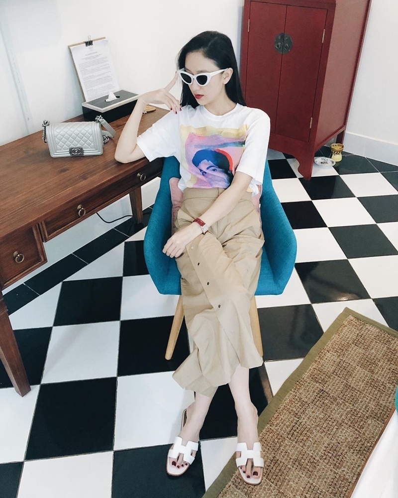 Street style sao Việt tuần qua ảnh 3 Street style sao Viet tuan qua anh 3