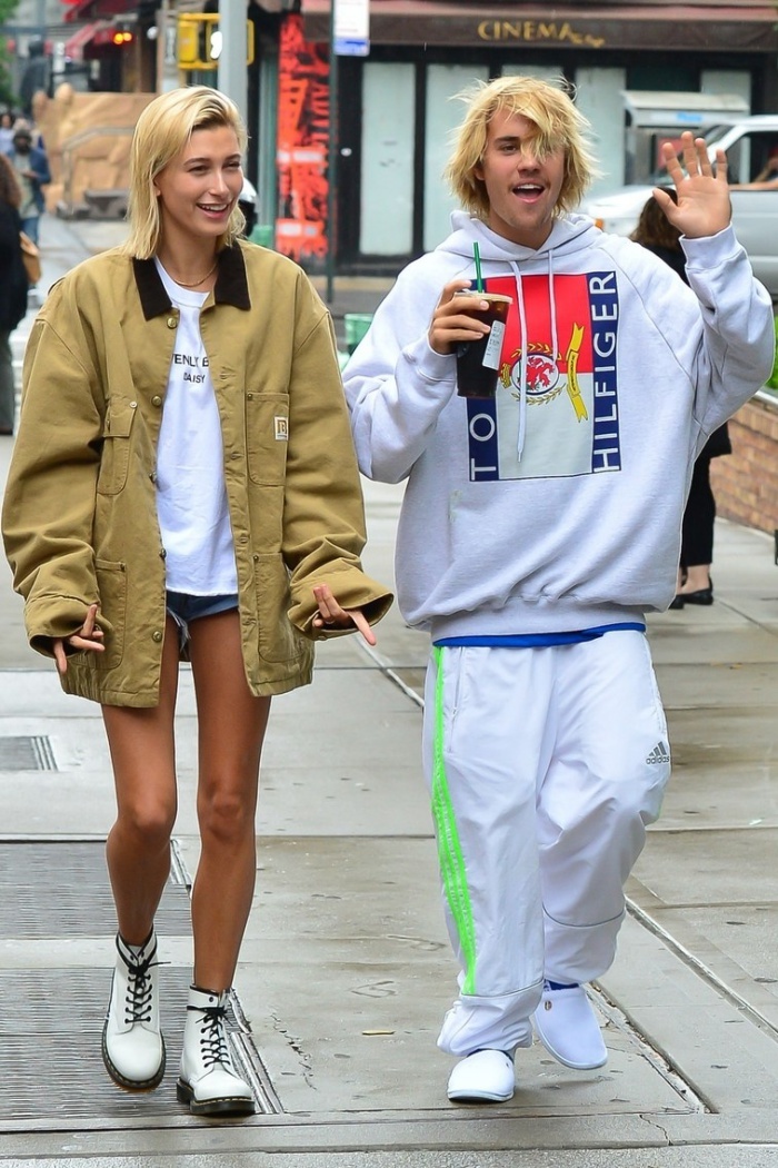 Gout thoi trang Justin Bieber va Hailey Baldwin anh 4