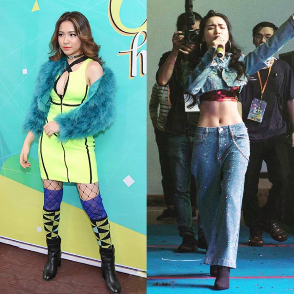 Vong eo thon gon cua Hoa Minzy anh 1