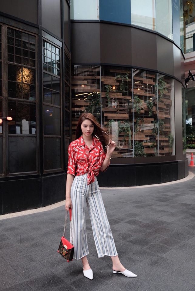 Thanh Hang dien trang phuc tong den ca tinh anh 8