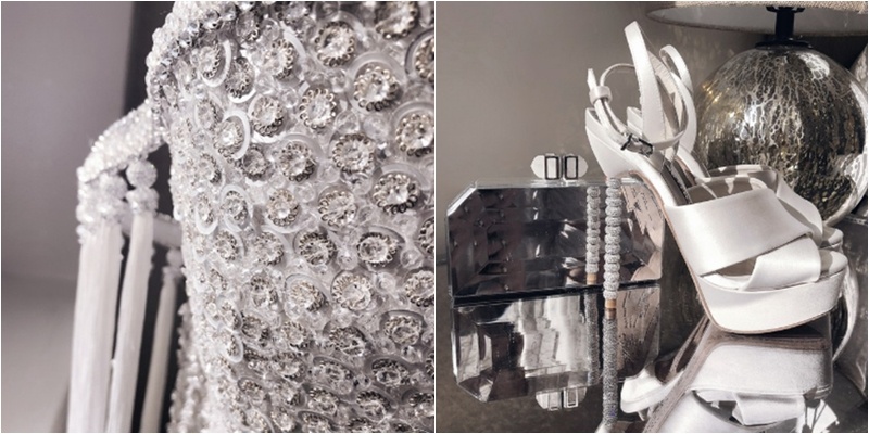 Ngo Diem Man dien vay lap lanh cua Ralph & Russo anh 3