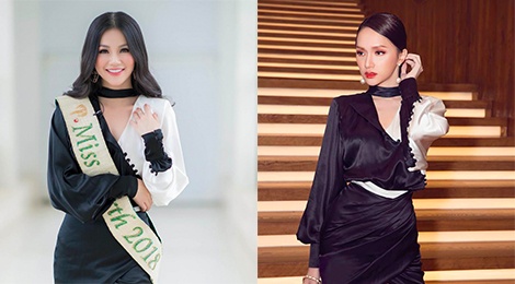 Hoa hau Phuong Khanh dung hang trang phuc voi loat sao Viet hinh anh