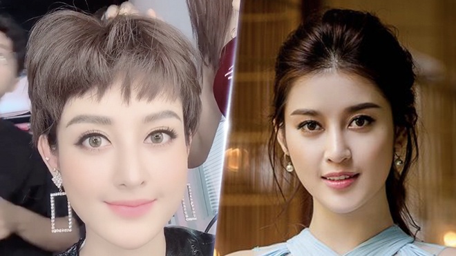 A hau Huyen My khac la voi toc tem hinh anh