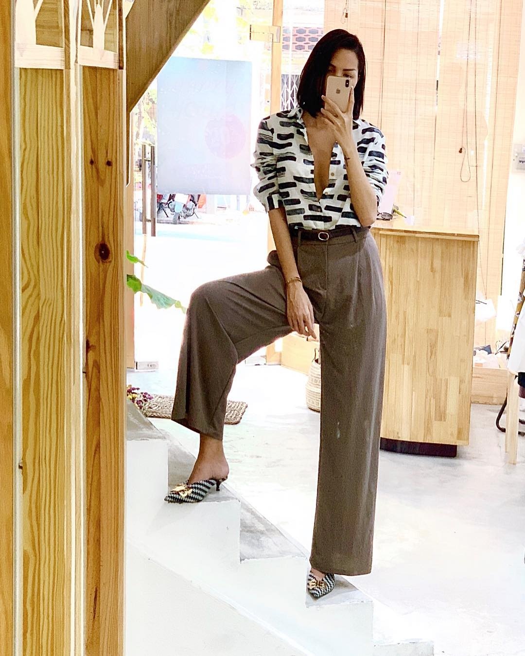 Ky Duyen mac do cap voi Minh Trieu anh 5