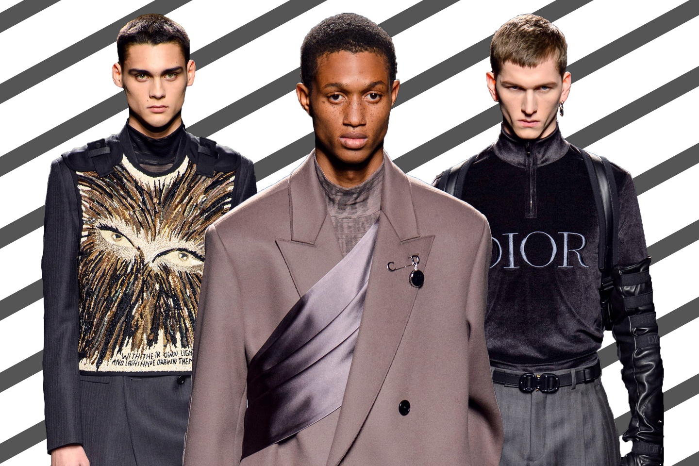 Thoi trang nam Dior Thu - Dong 2019 dep tinh te khong theo xu huong hinh anh