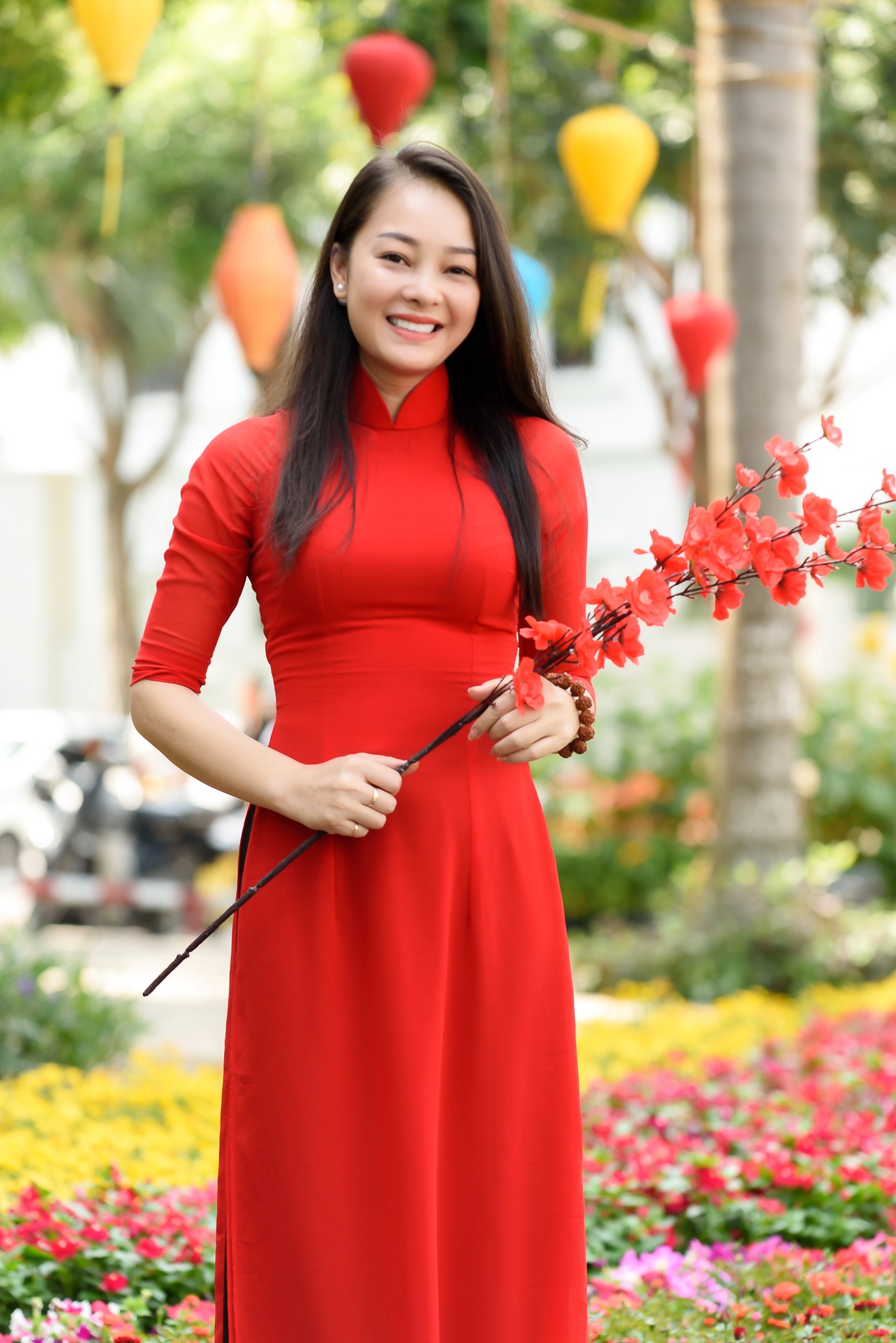 ao dai hoa tiet anh 7