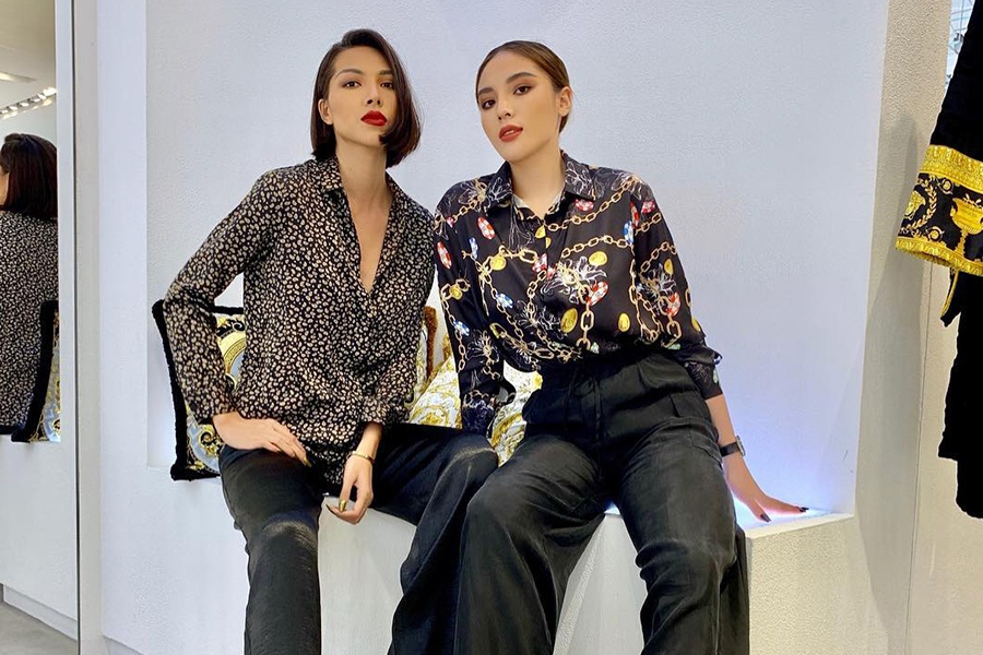 Ky Duyen va Minh Trieu dien street style doi, tao dang nam tinh hinh anh