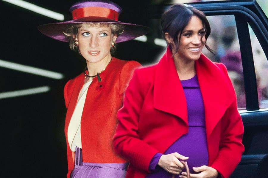 Meghan Markle chi hon 14 ty mua do bau, sao chep thoi trang cua Diana hinh anh