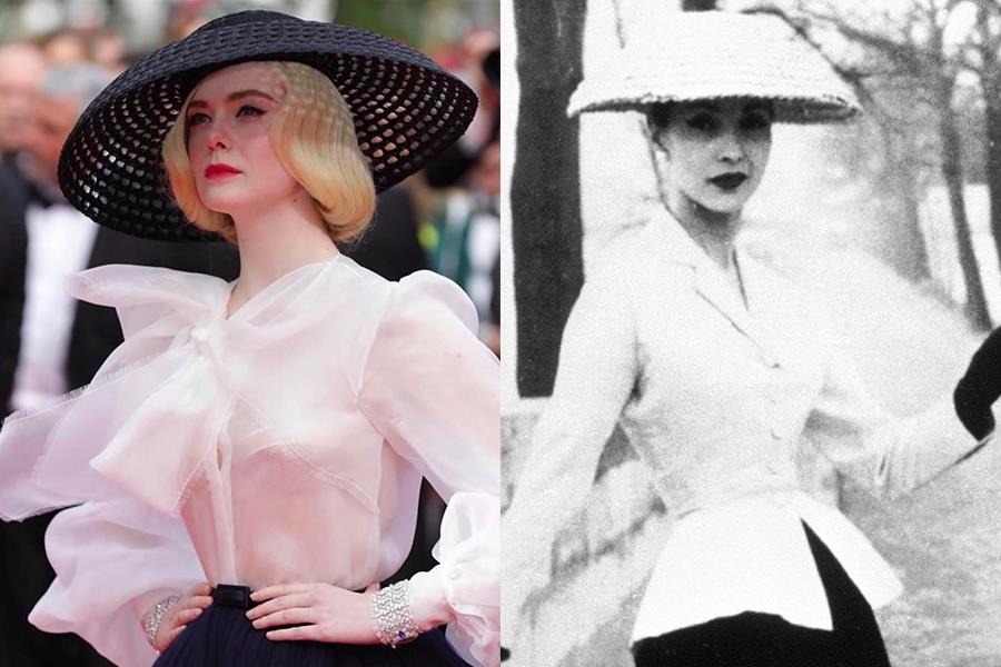 Elle Fanning tai hien hinh anh huyen thoai cua Dior o tham do Cannes hinh anh