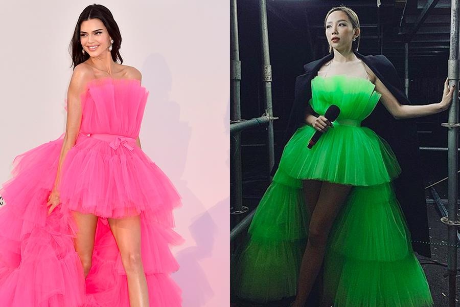 Toc Tien dang anh 'dung hang' Kendall Jenner, tu hao di truoc thoi dai hinh anh