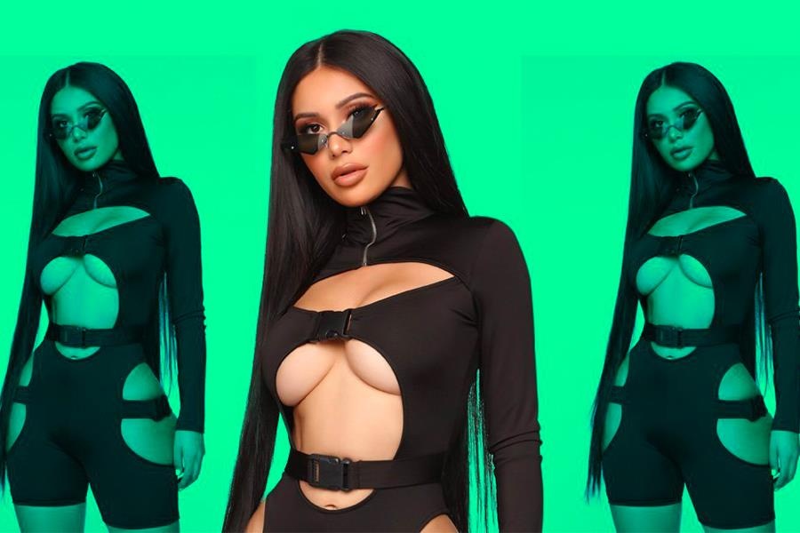 Tranh cai ve bo jumpsuit cat xe tao bao lo vong mot hinh anh