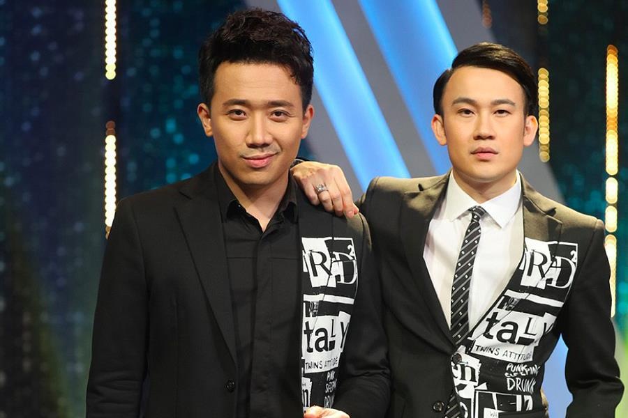 Tran Thanh 'dung hang' trang phuc voi Duong Trieu Vu hinh anh