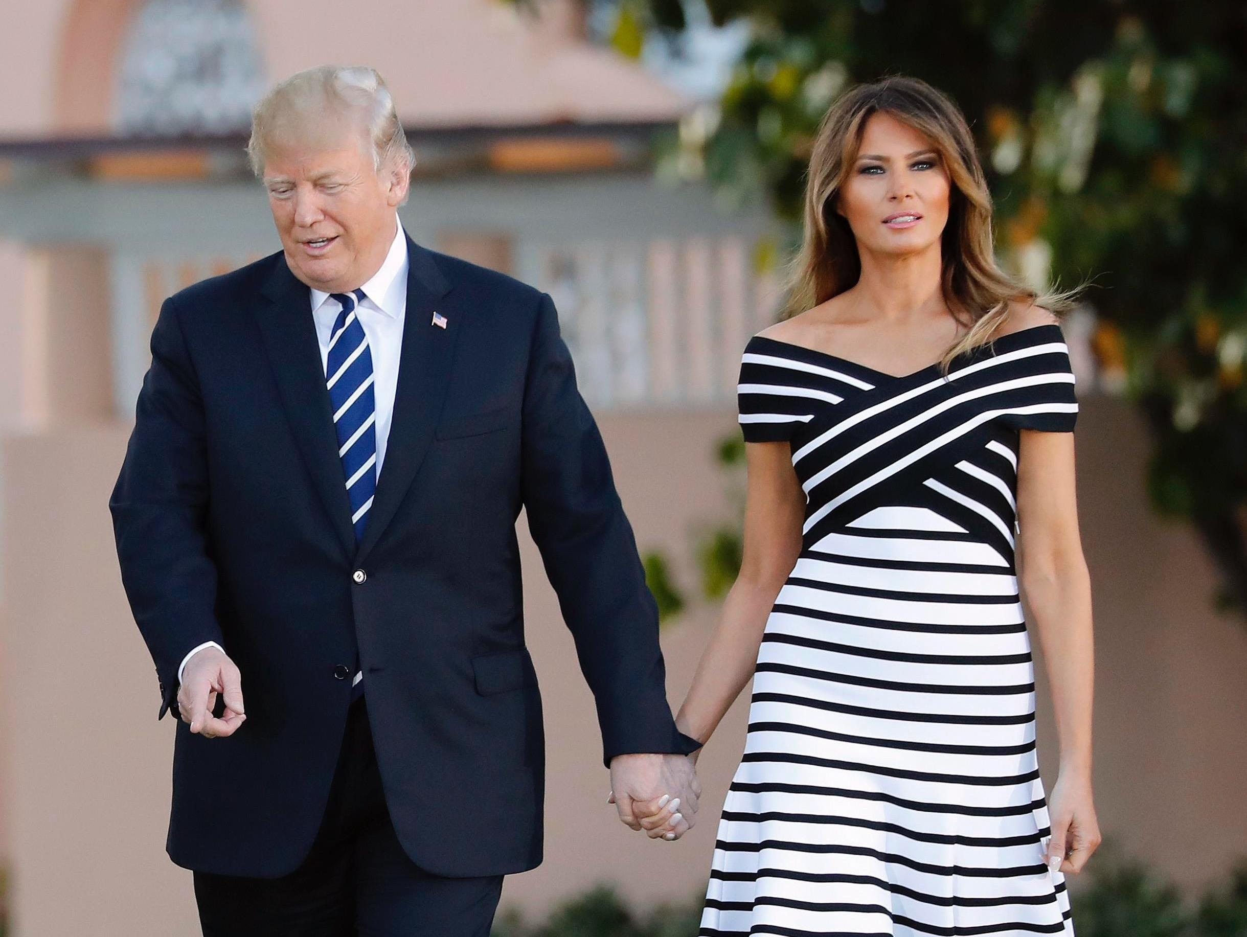 Ba Trump va su tinh toan ve thoi trang moi lan ra nuoc ngoai cong tac hinh anh