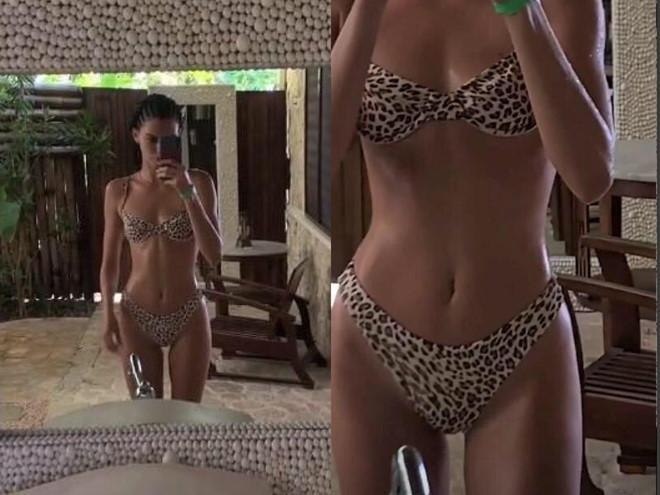 Kendall Jenner chuong do khoe eo anh 1