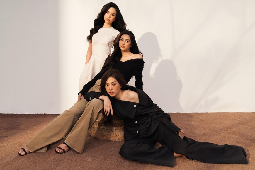 Gu thoi trang cua top 3 Hoa hau Viet Nam anh 1