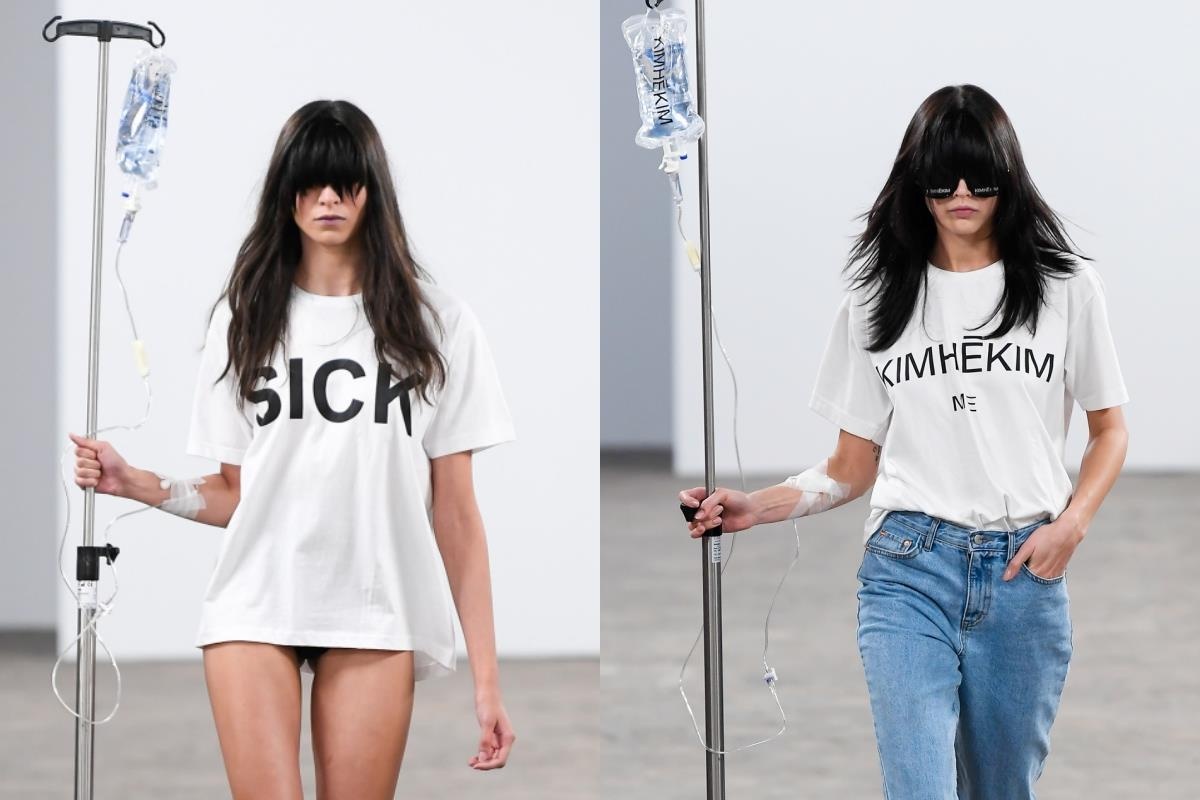 Nguoi mau vua catwalk vua truyen nuoc bien, chup anh selfie hinh anh