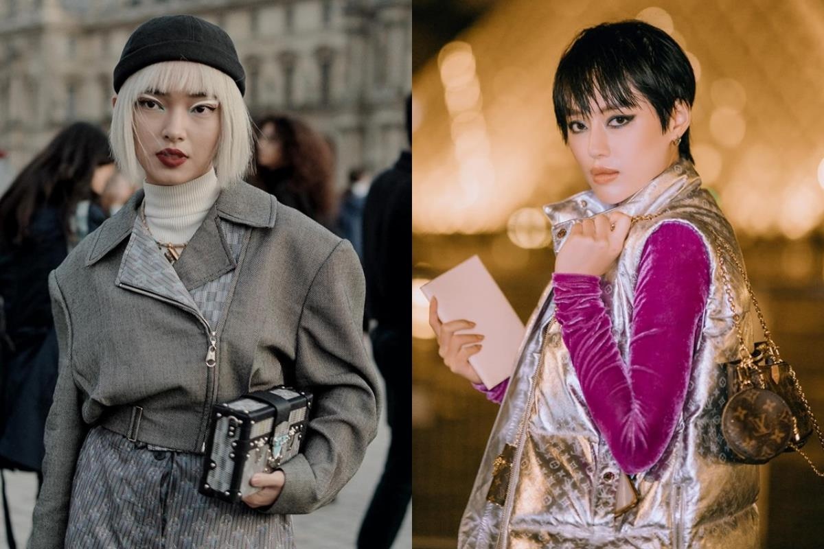Chau Bui va Khanh Linh an mac the nao khi cung du show Louis Vuitton? hinh anh