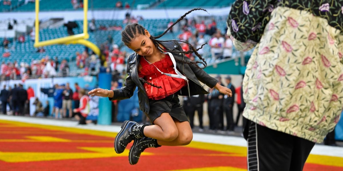 Con gai Beyonce mac do sanh dieu anh 1