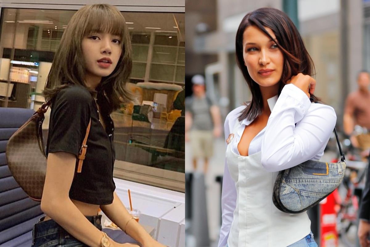 Lisa va dan my nhan chuong deo tui kep nach du dung duoc it do hinh anh