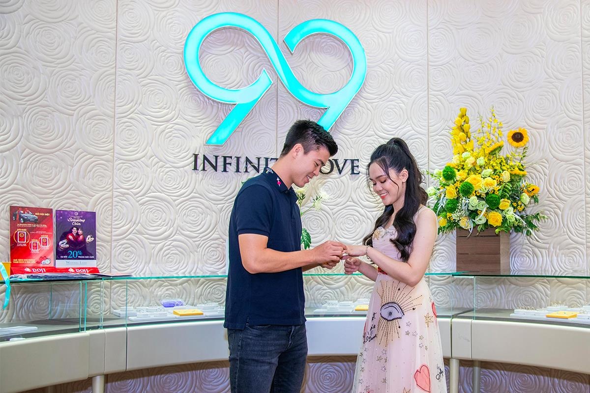 Cau thu Duy Manh the hien tinh yeu voi ban gai the nao? hinh anh