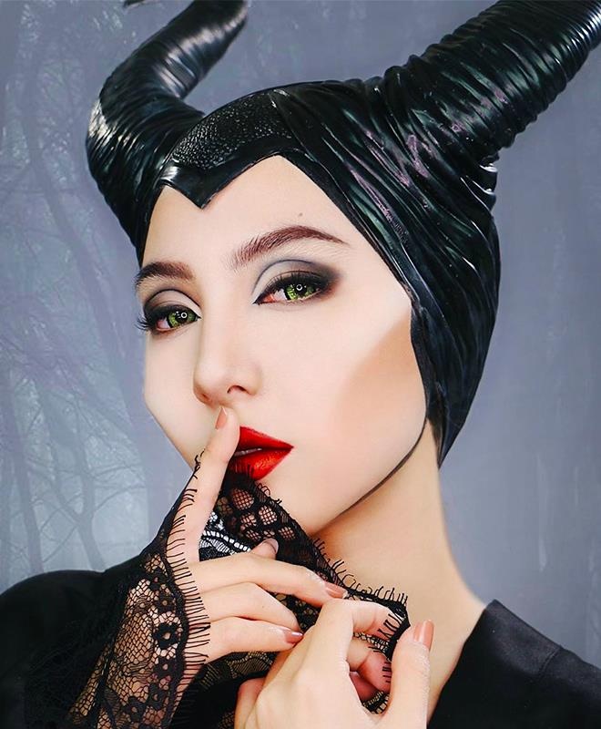 Trang diem Halloween anh 2