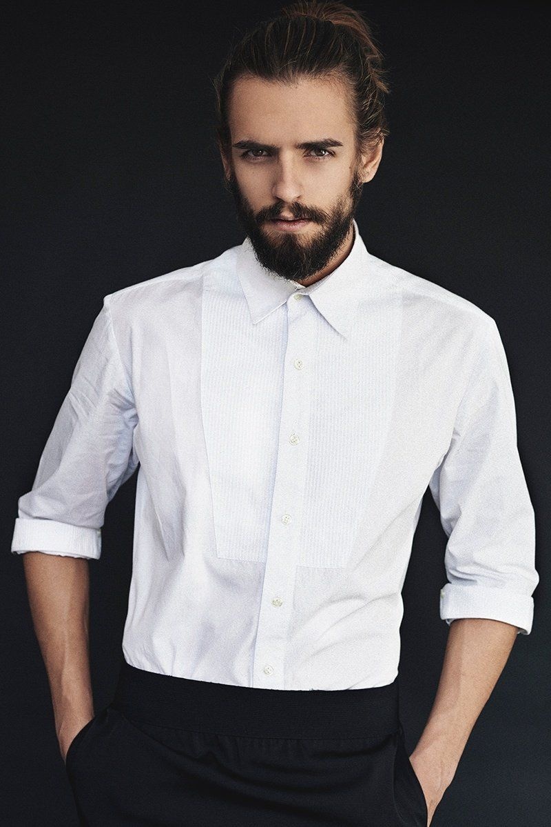 Dan ong can sam ao so mi trang anh 3