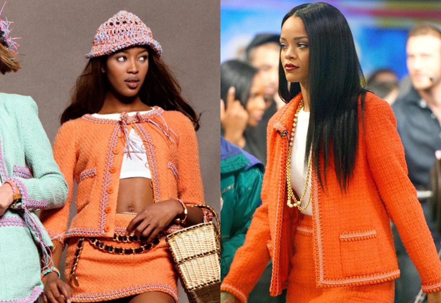 Rihanna dien thiet ke vintage cua John Galliano anh 2