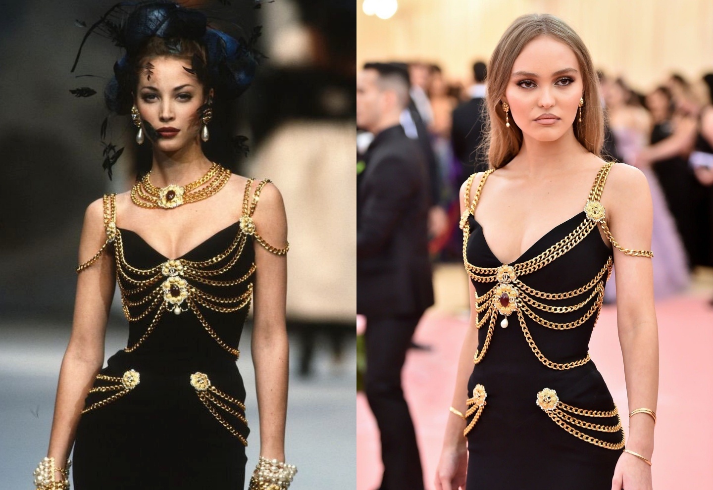 Rihanna dien thiet ke vintage cua John Galliano anh 3