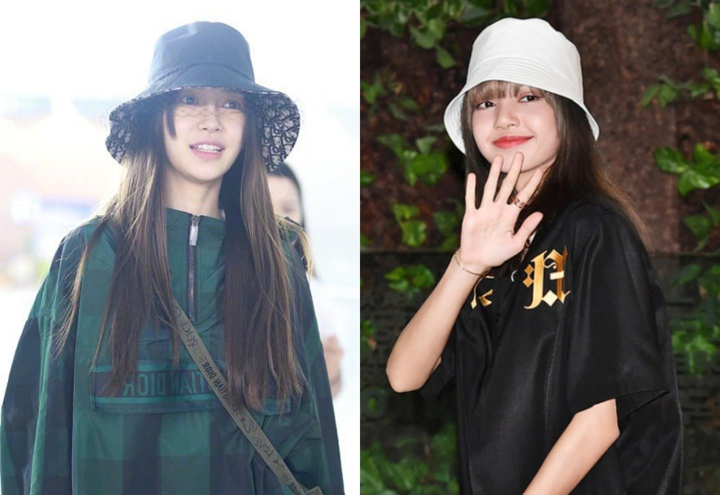 Angelababy, Lisa dang lang xe mot dien mu tai beo vao mua dong hinh anh