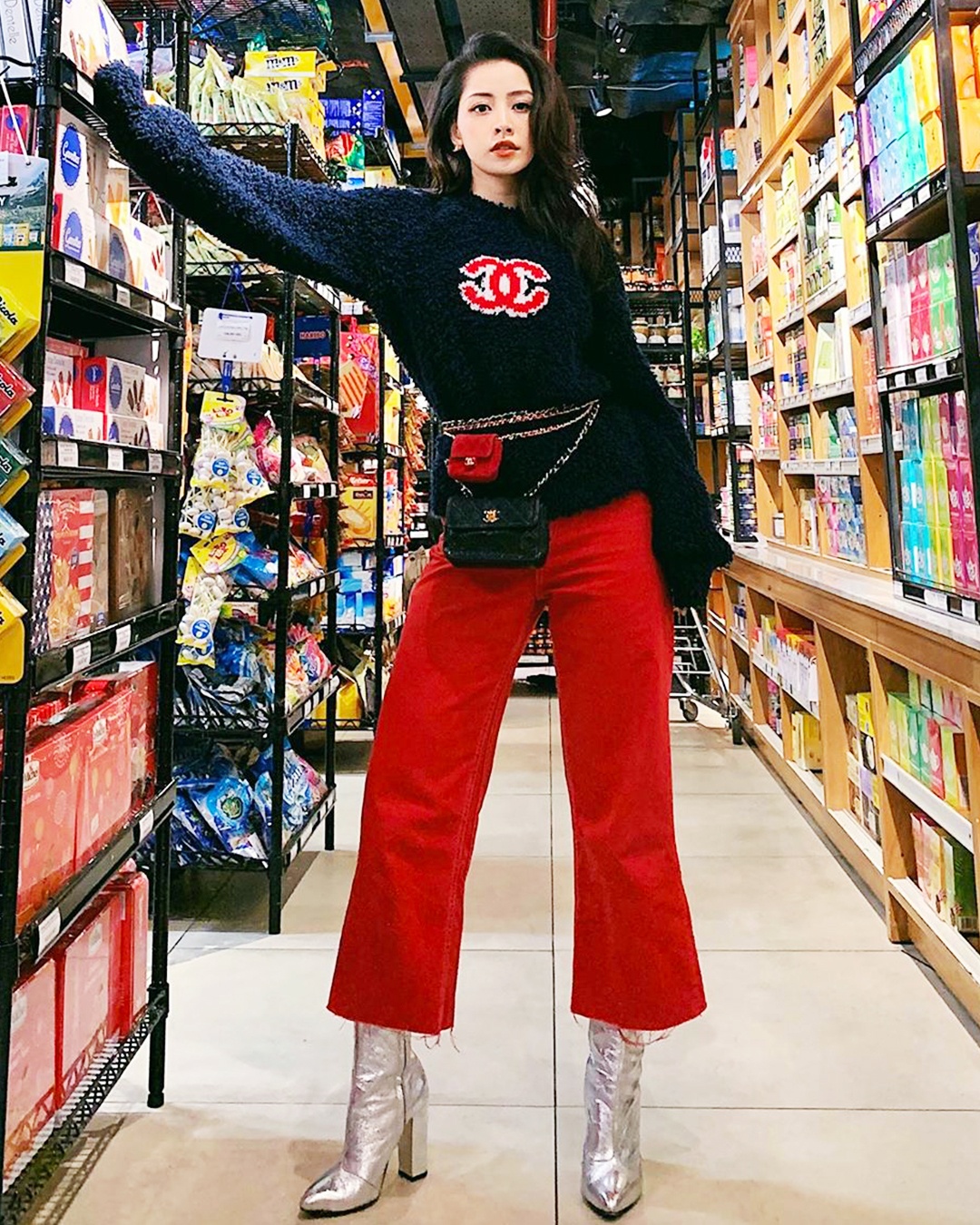 dan my nhan mac ao chanel anh 8