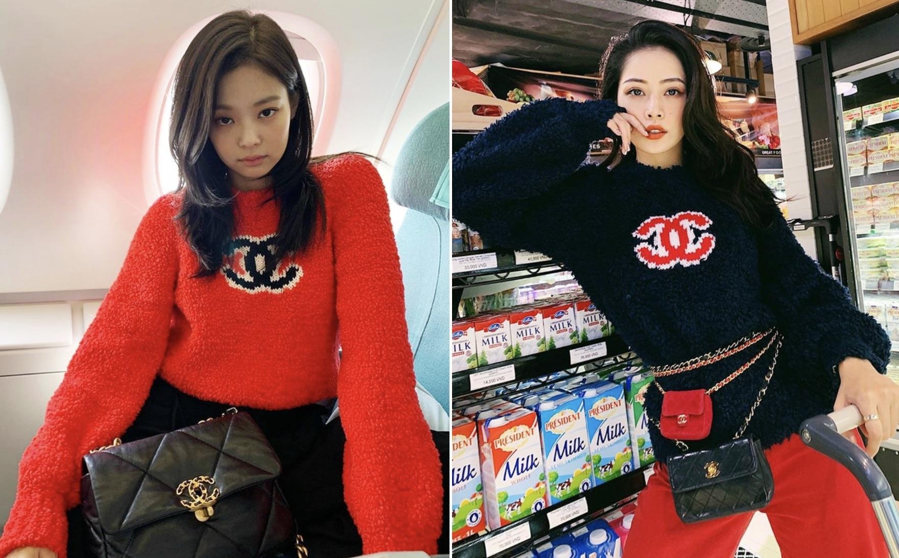 Jennie, Chi Pu va dan my nhan cung dien ao len Chanel 2.250 USD hinh anh