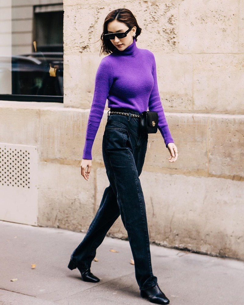 Sao Viet lang xe trang phuc sac tim anh 8