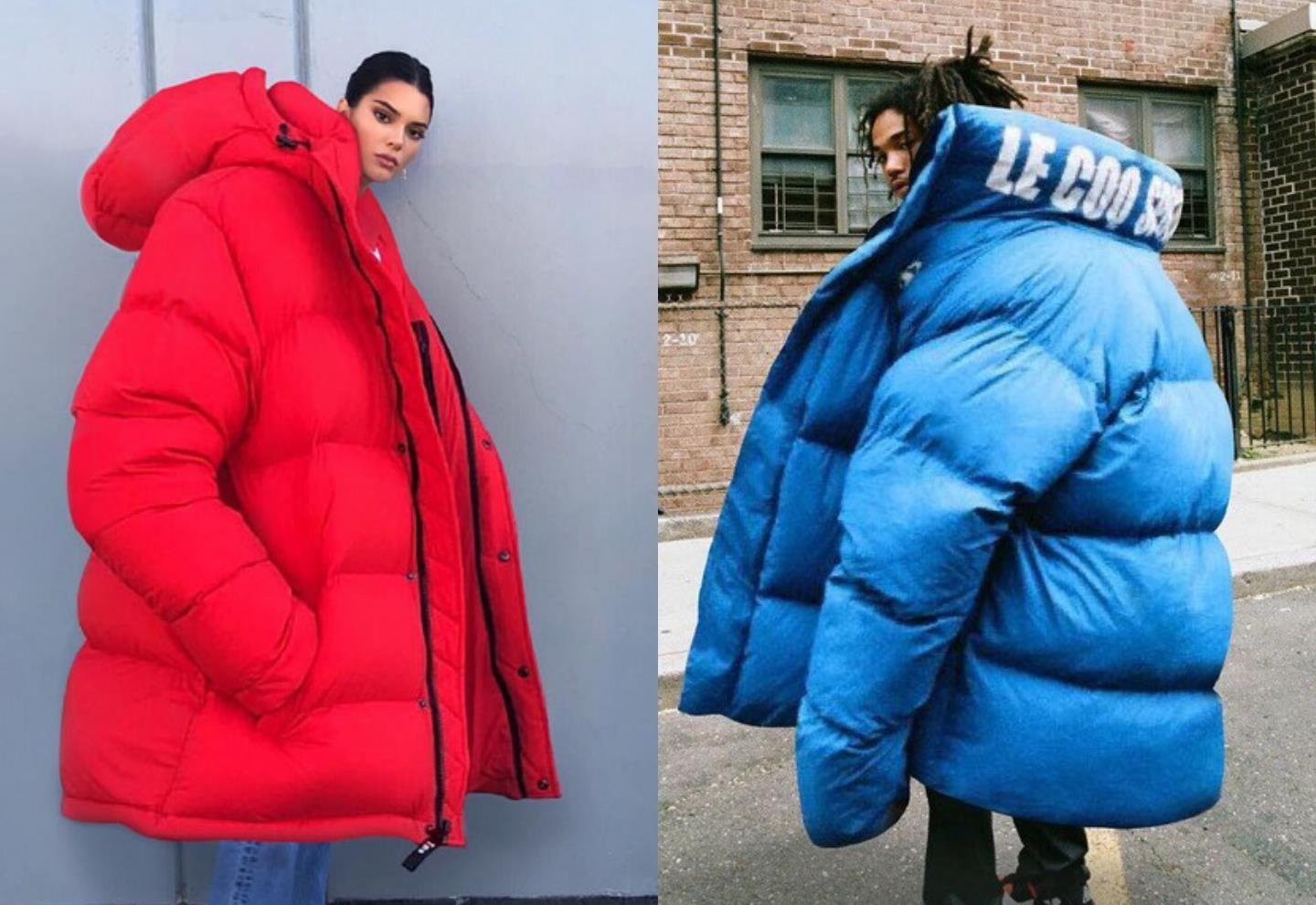 Gioi tre ro mot mac ao phao khong lo giong Gigi Hadid, Kendall Jenner hinh anh