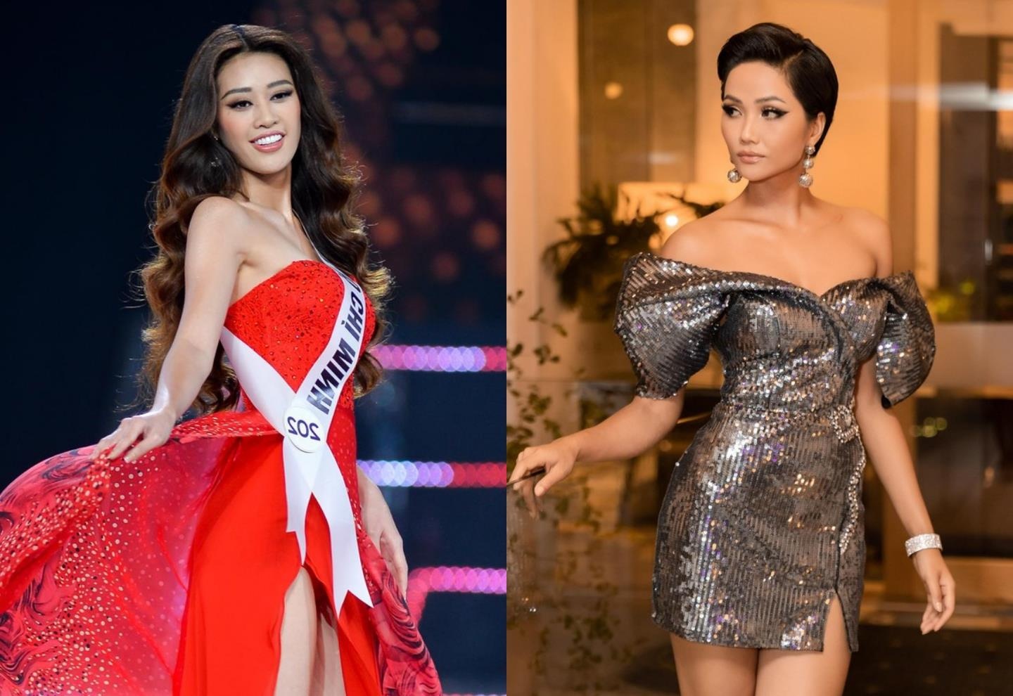 Hoa hau Khanh Van va H'Hen Nie: Ai co phong cach goi cam hon? hinh anh