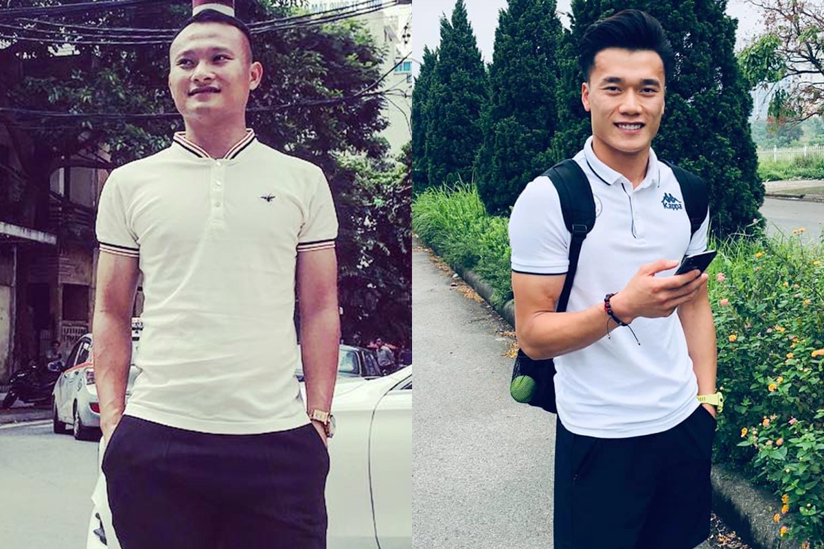 Trong Hoang va loat cau thu Viet trong nam tinh khi mac ao polo hinh anh