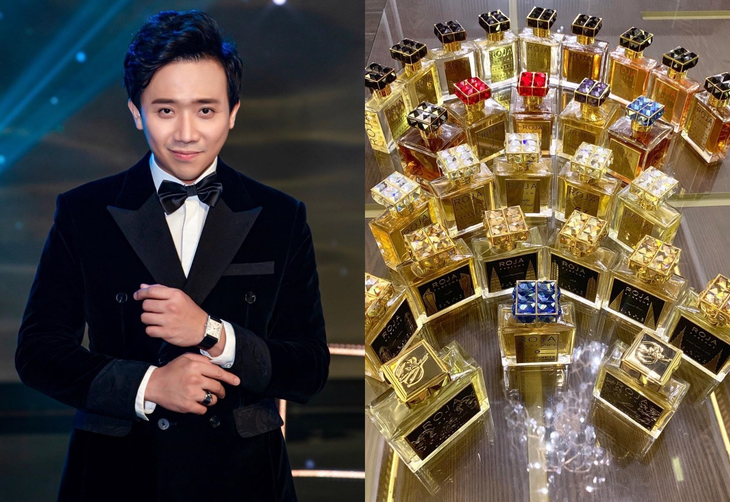 Tran Thanh va bo suu tap nuoc hoa hang hieu tri gia ca ty dong hinh anh