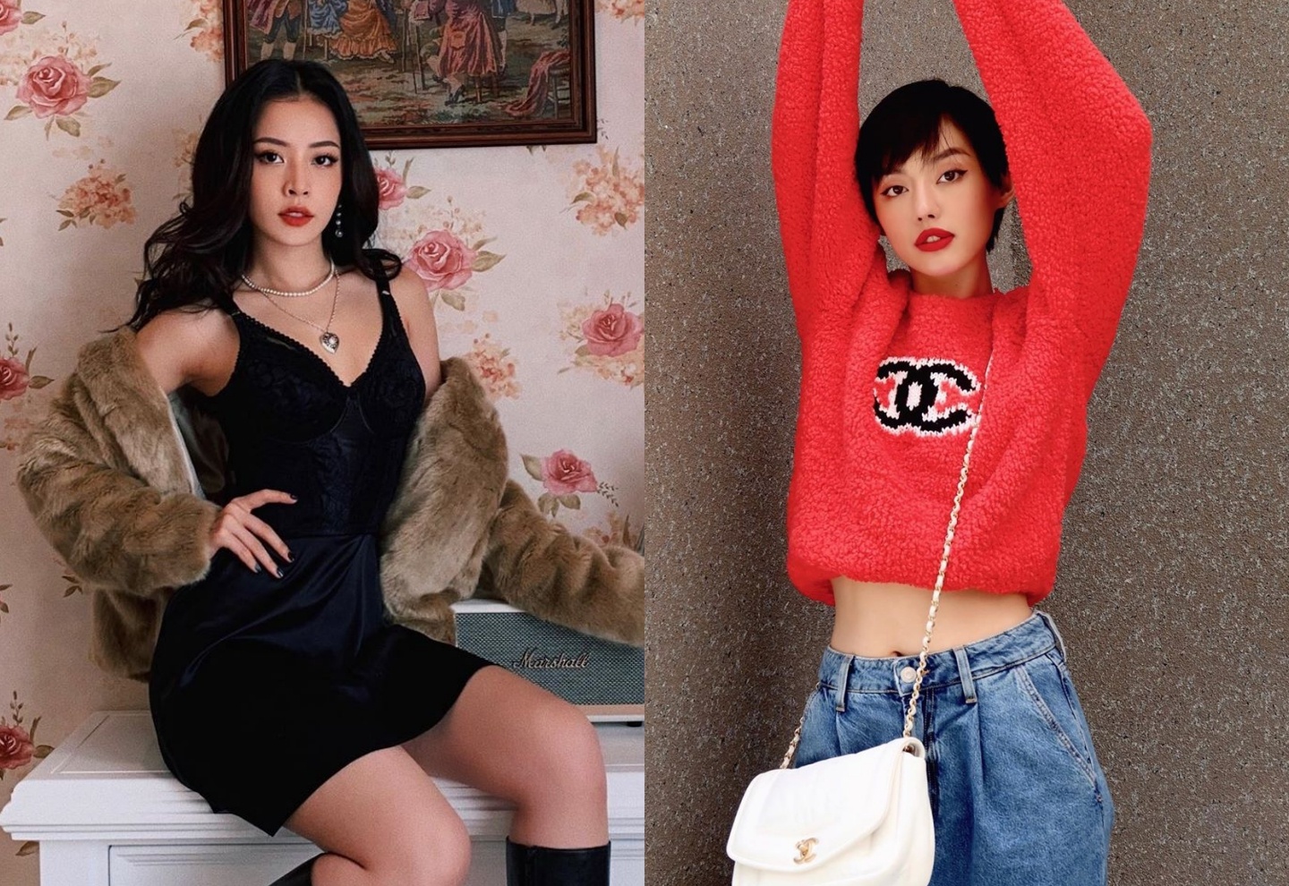 Hoc ngay Chi Pu, Khanh Linh cach mac do vua am vua dep khi troi lanh hinh anh