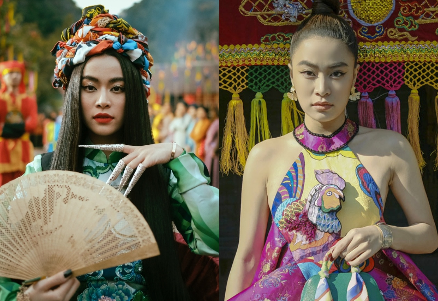 Hoang Thuy Linh di giay hoa cuc G-Dragon, quan 8 khan Hermes len dau hinh anh