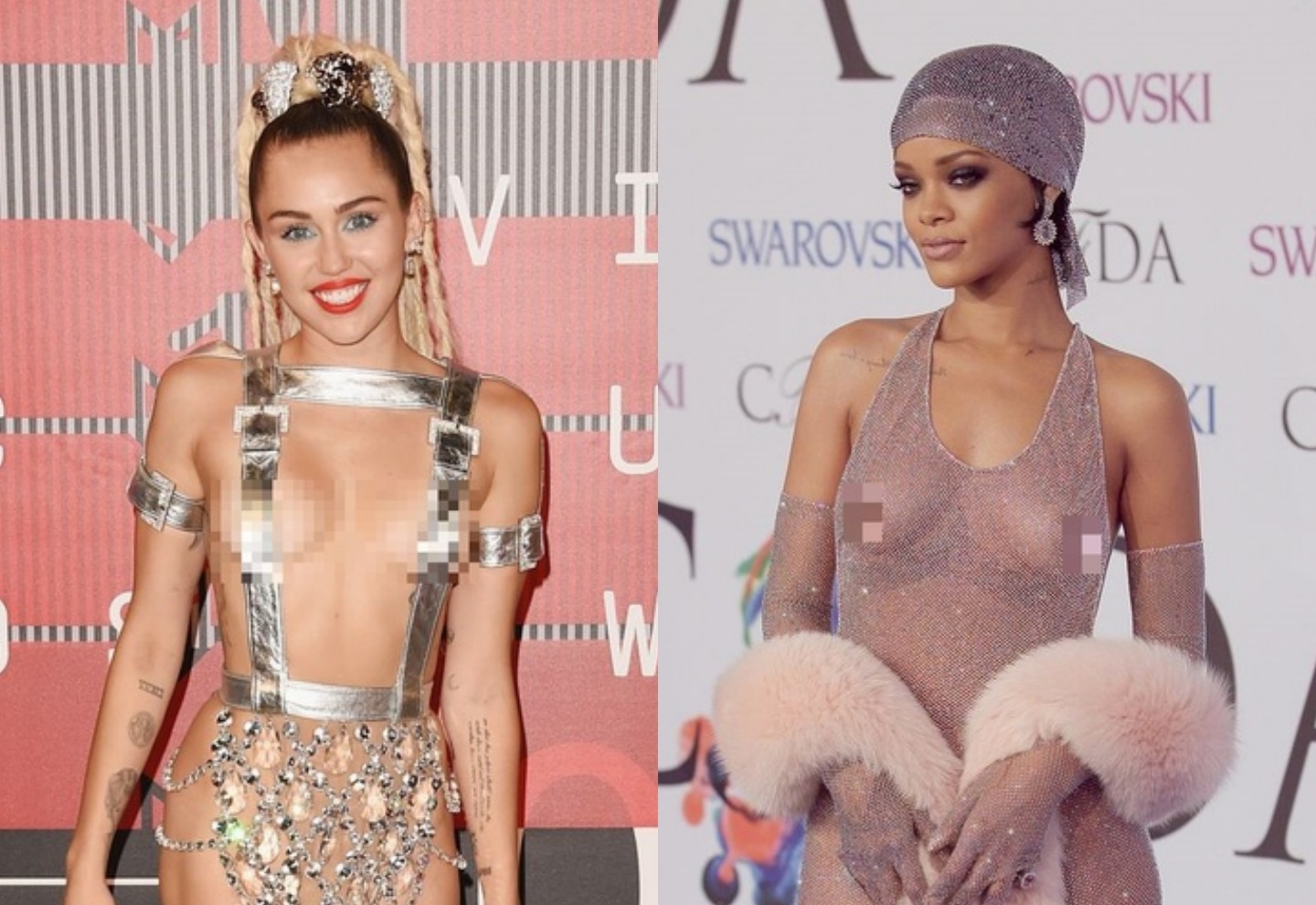 Miley Cyrus, Rihanna lot top sao co trang phuc xau nhat 10 nam qua hinh anh