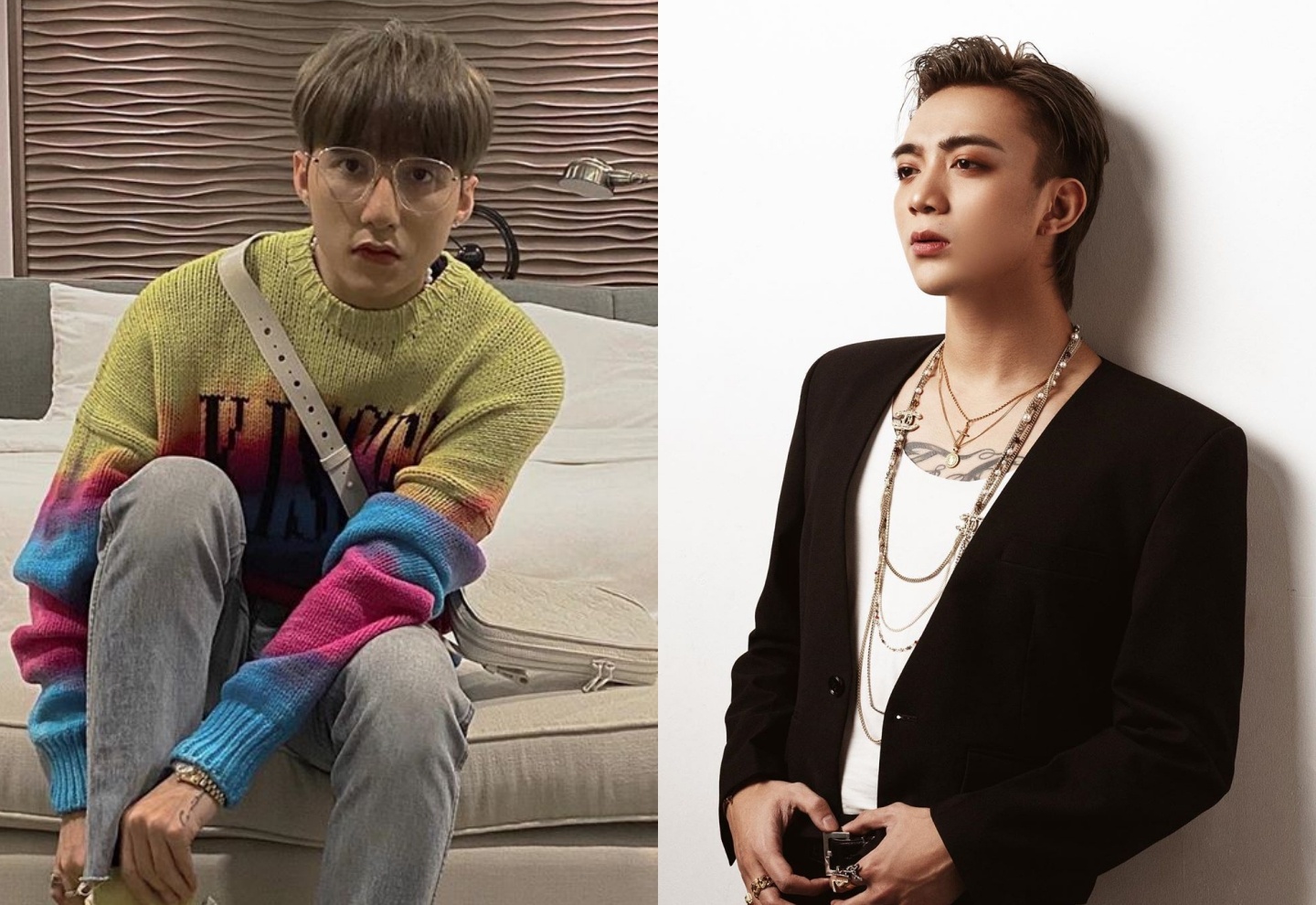 Son Tung M-TP dien do mau sac, Soobin Hoang Son bi che style nu tinh hinh anh