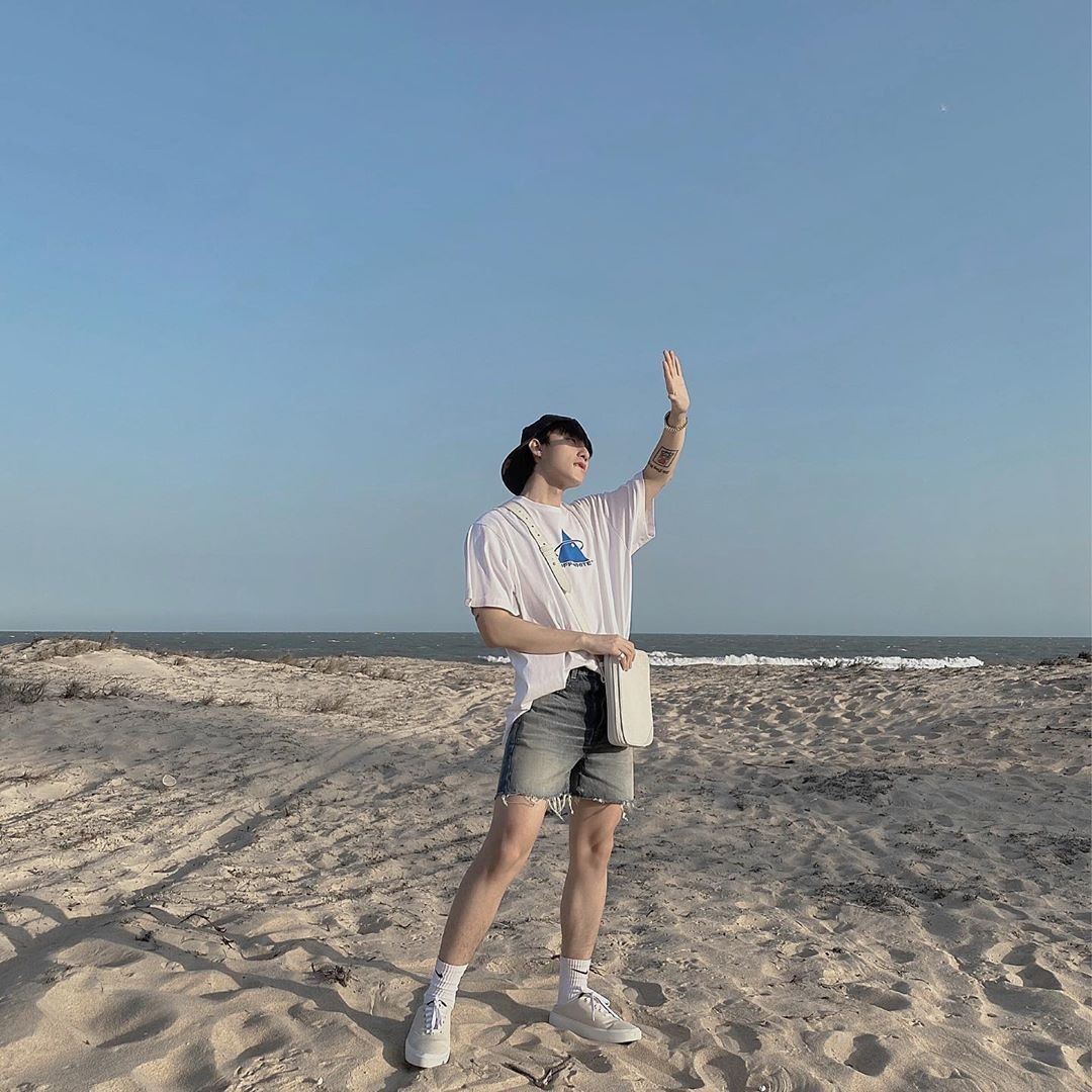 Sơn Tùng chuộng quần short năng đông ảnh 1 Son Tung chuong quan short nang dong anh 1