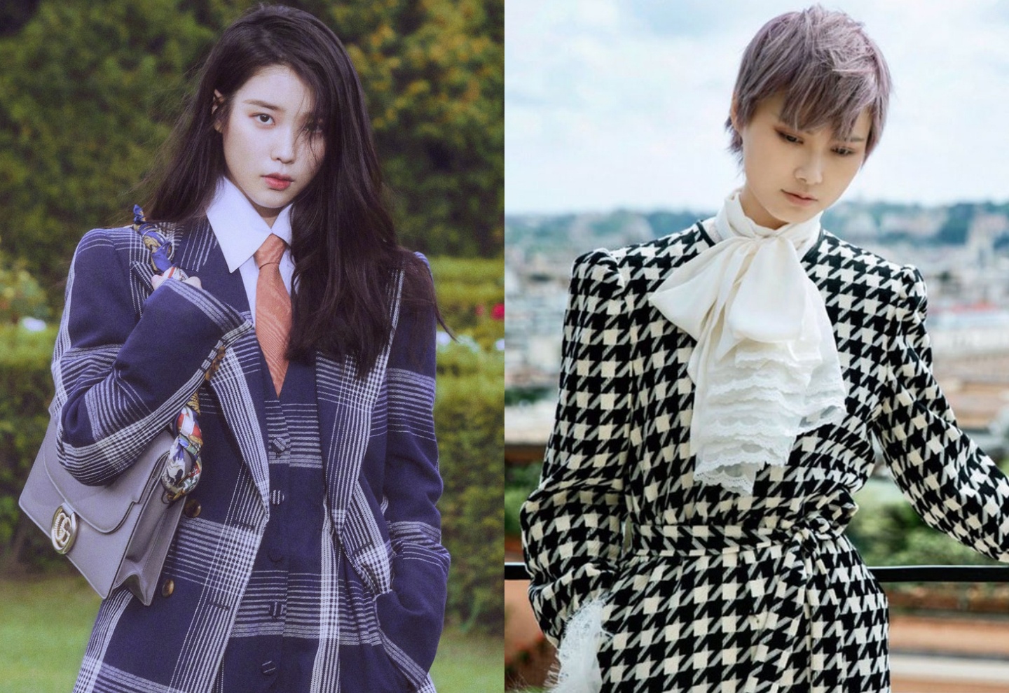 IU bi che kem xa cac dai su khac cua Gucci? hinh anh