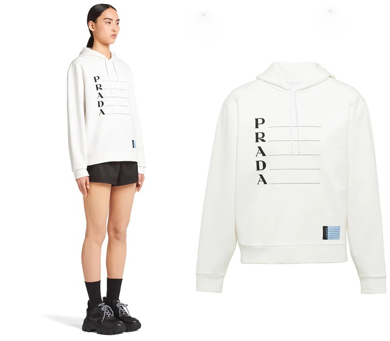 HyunA chuong ao hoodie Prada anh 1