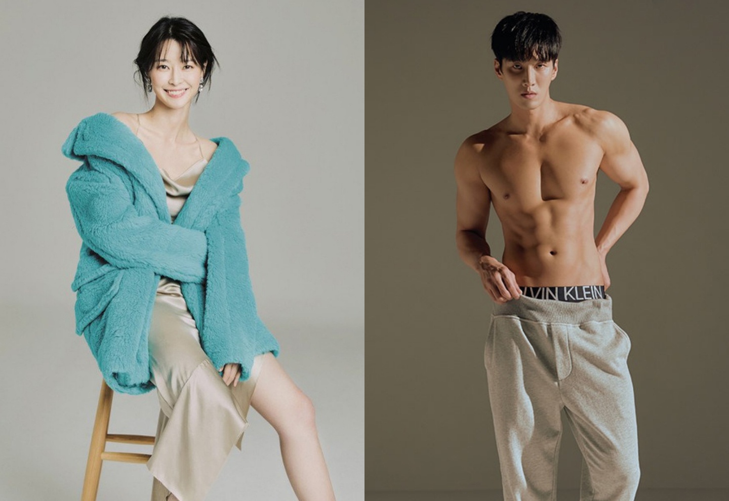 Kwon Nara, Ahn Bo Hyun khoe than hinh dang mo uoc tren tap chi hinh anh