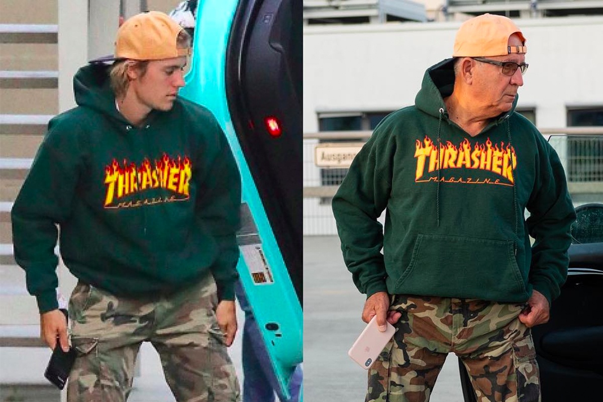 Cu ong noi tieng vi mac toan do hieu giong Justin Bieber, Kanye West hinh anh