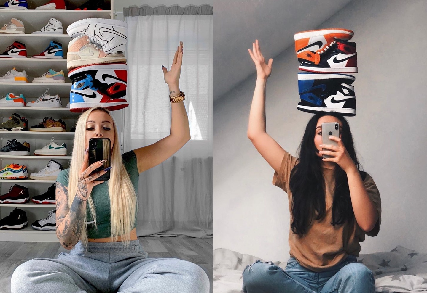 Het quan goi thanh vay, gioi tre ro trao luu doi giay Jordan len dau hinh anh