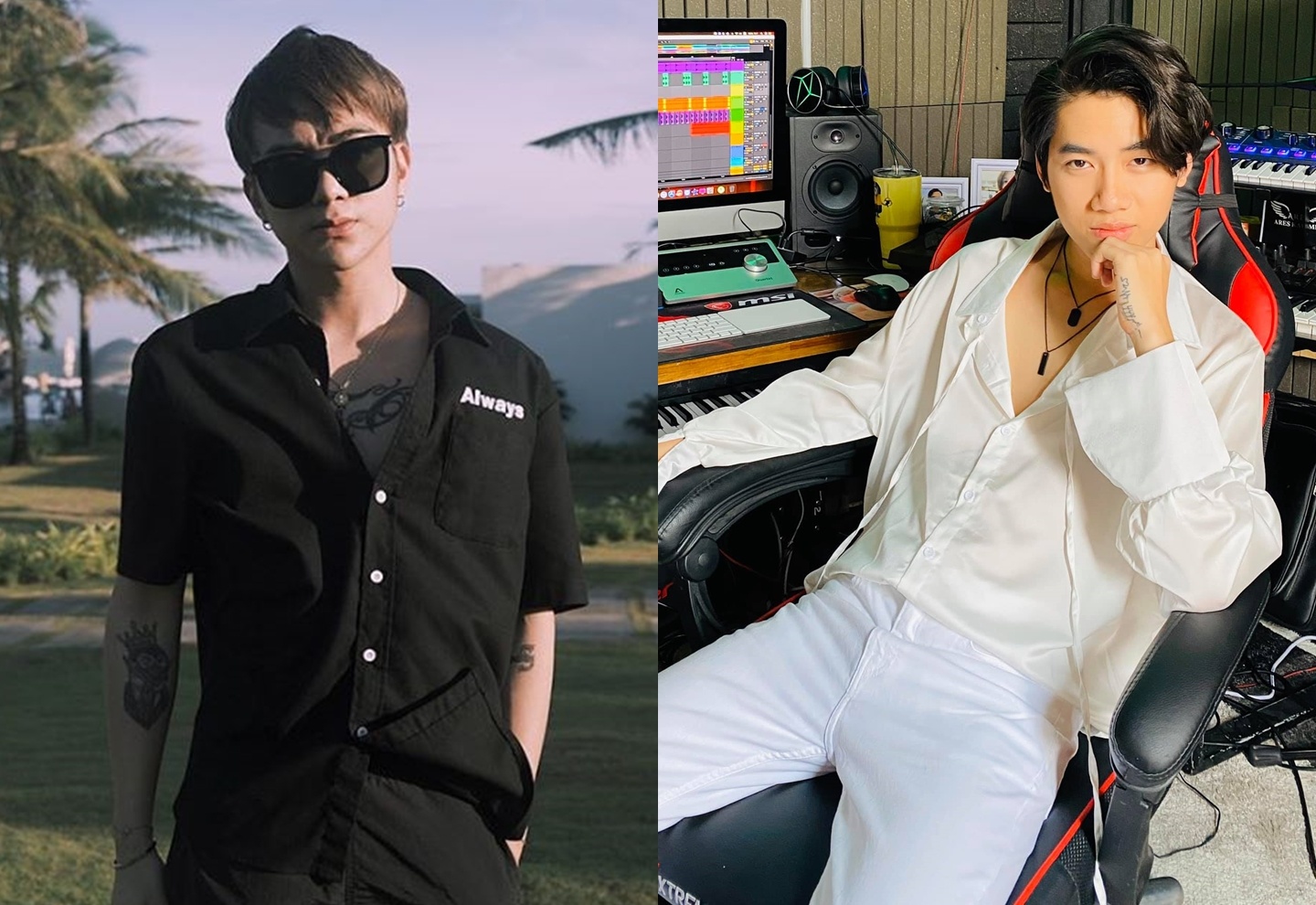 Soobin Hoang Son, K-ICM thich mac ao so mi ho hinh xam hinh anh