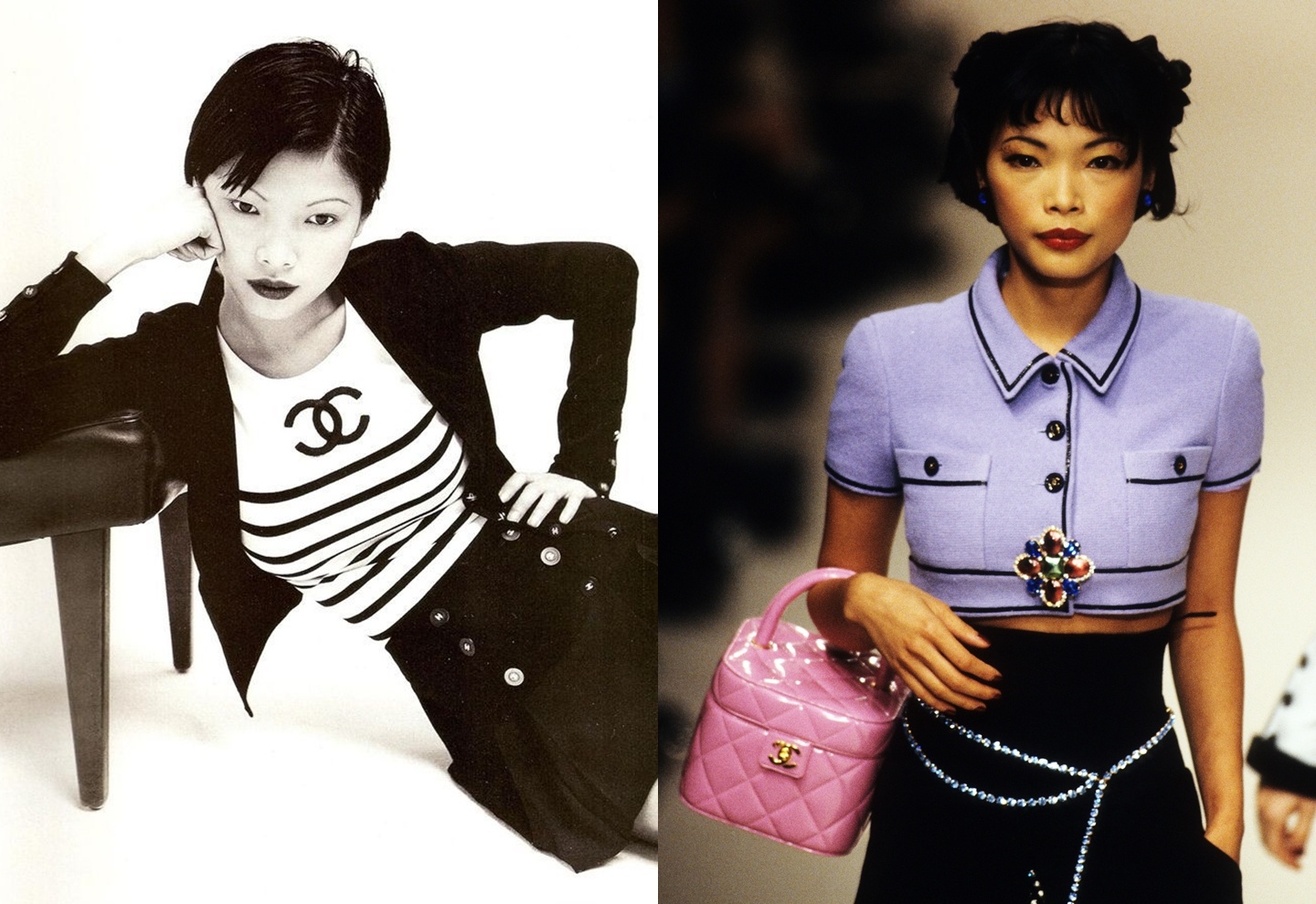 Sieu mau goc Viet duy nhat tung dien tren san Chanel, Dior hinh anh