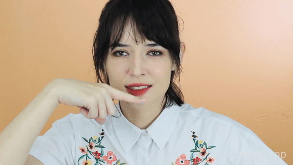 Meo thu gon mui khong can dung cham dao keo hinh anh